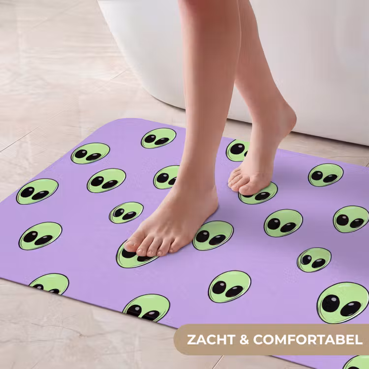 Badmat - Alien - Retro - Lila — 5