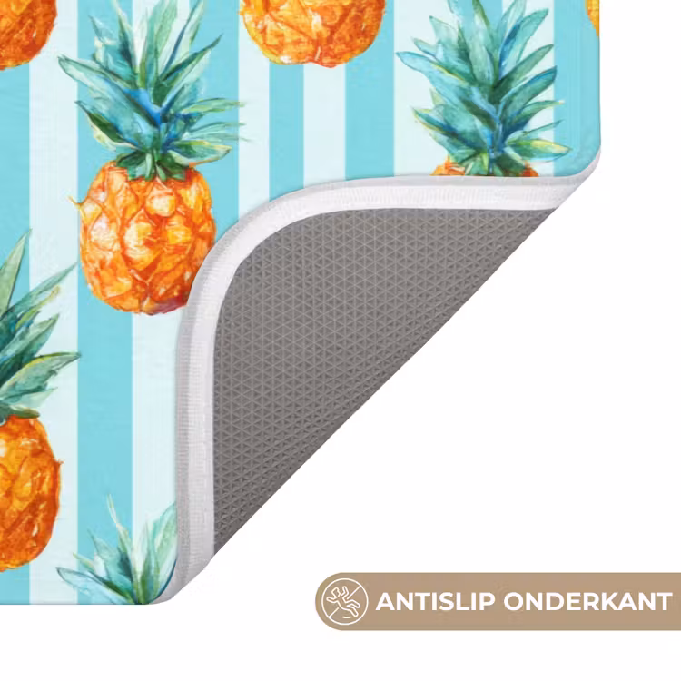 Badmat - Ananas - Strepen - Groen — 3