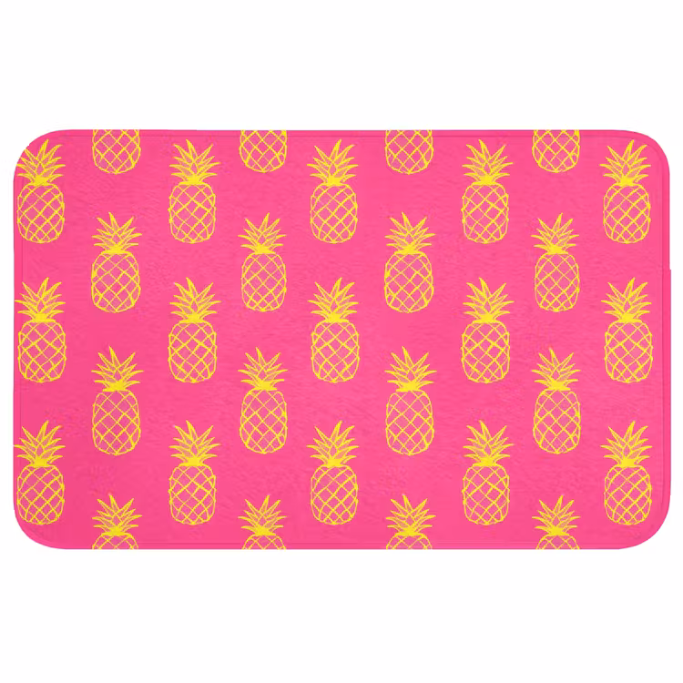 Badmat - Ananas - Trendy - Roze — 1
