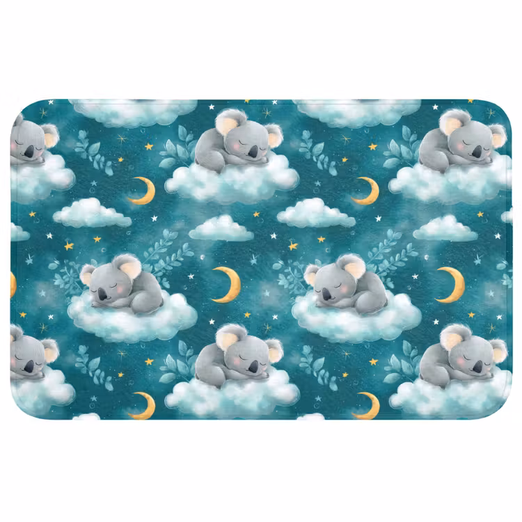 Badmat - Koala's - Betoverend - Blauw — 1