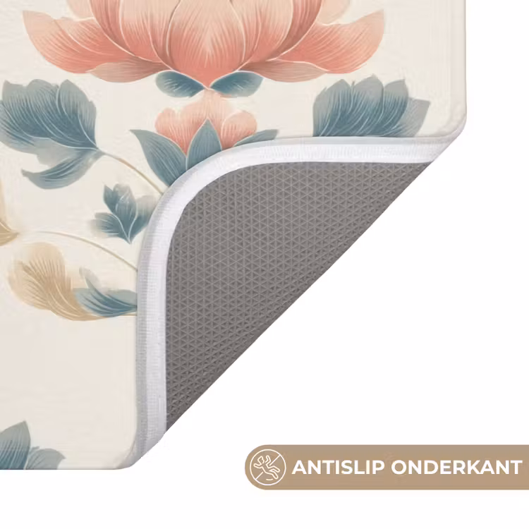 Badmat - Lotus - Bloemen - Roze — 3