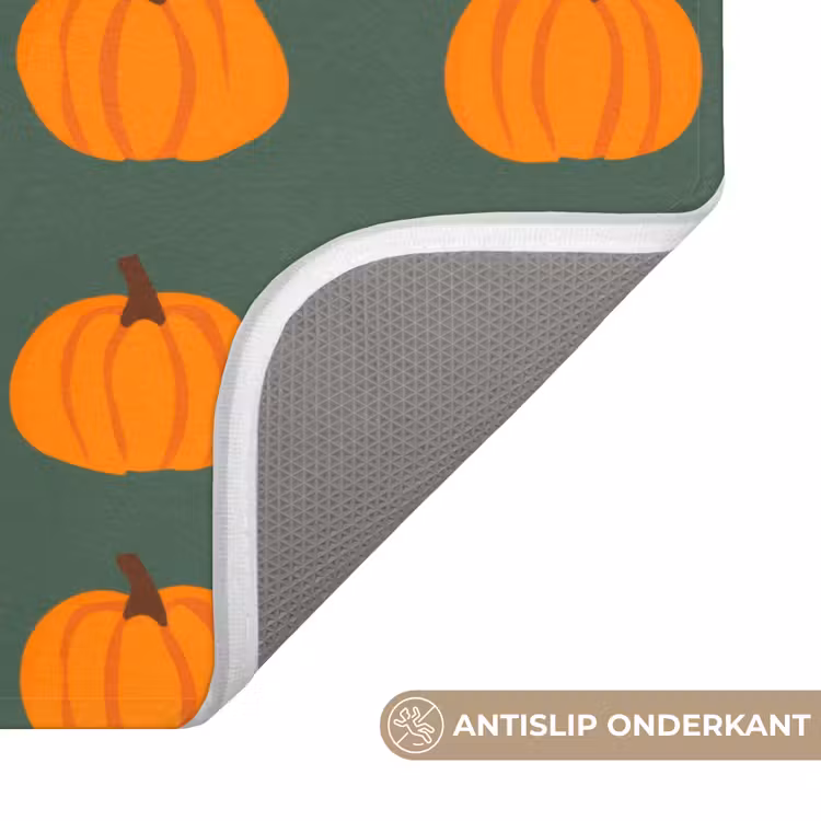 Badmat - Pompoen - Patroon - Oranje — 3
