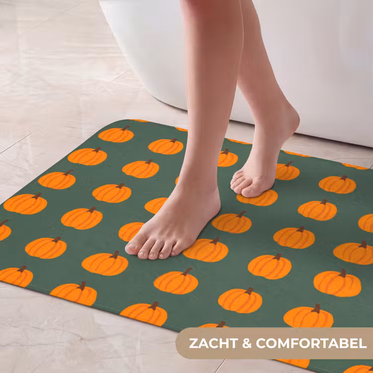 Badmat - Pompoen - Patroon - Oranje — 5