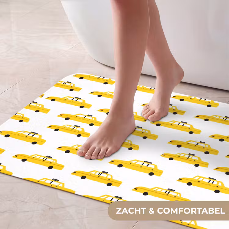 Badmat - Taxi - Iconisch - Geel — 5