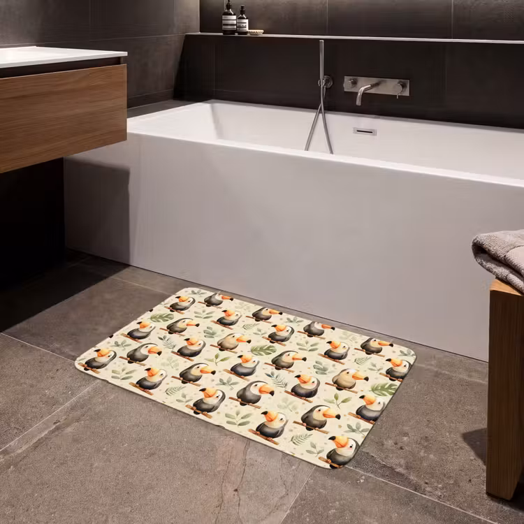 Badmat - Toekans - Exotisch - Kleurrijk — 4