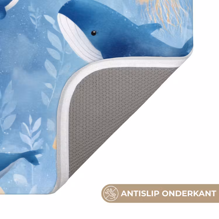 Badmat - Walvissen - Oceaan - Blauw — 3