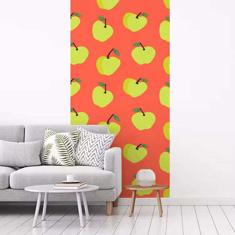Behang - Appels - Modern - Groen — 3