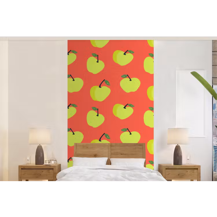Behang - Appels - Modern - Groen — 5