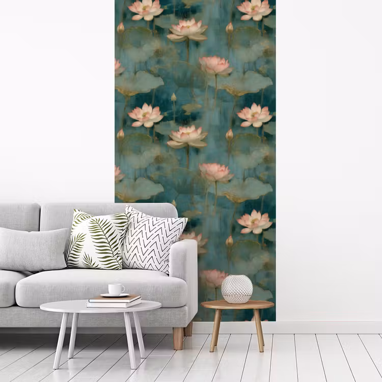 Behang - Botanisch - Bloemen - Roze — 3