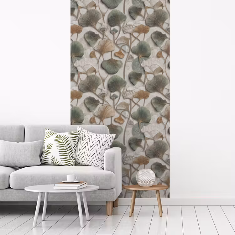 Behang - Elegant - Bladeren - Groen — 3