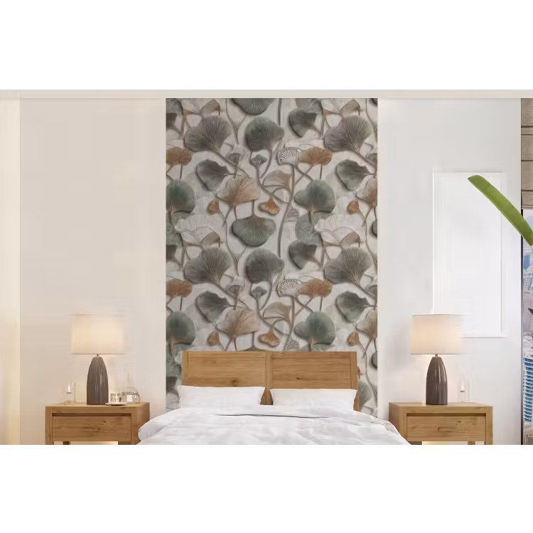 Behang - Elegant - Bladeren - Groen — 5