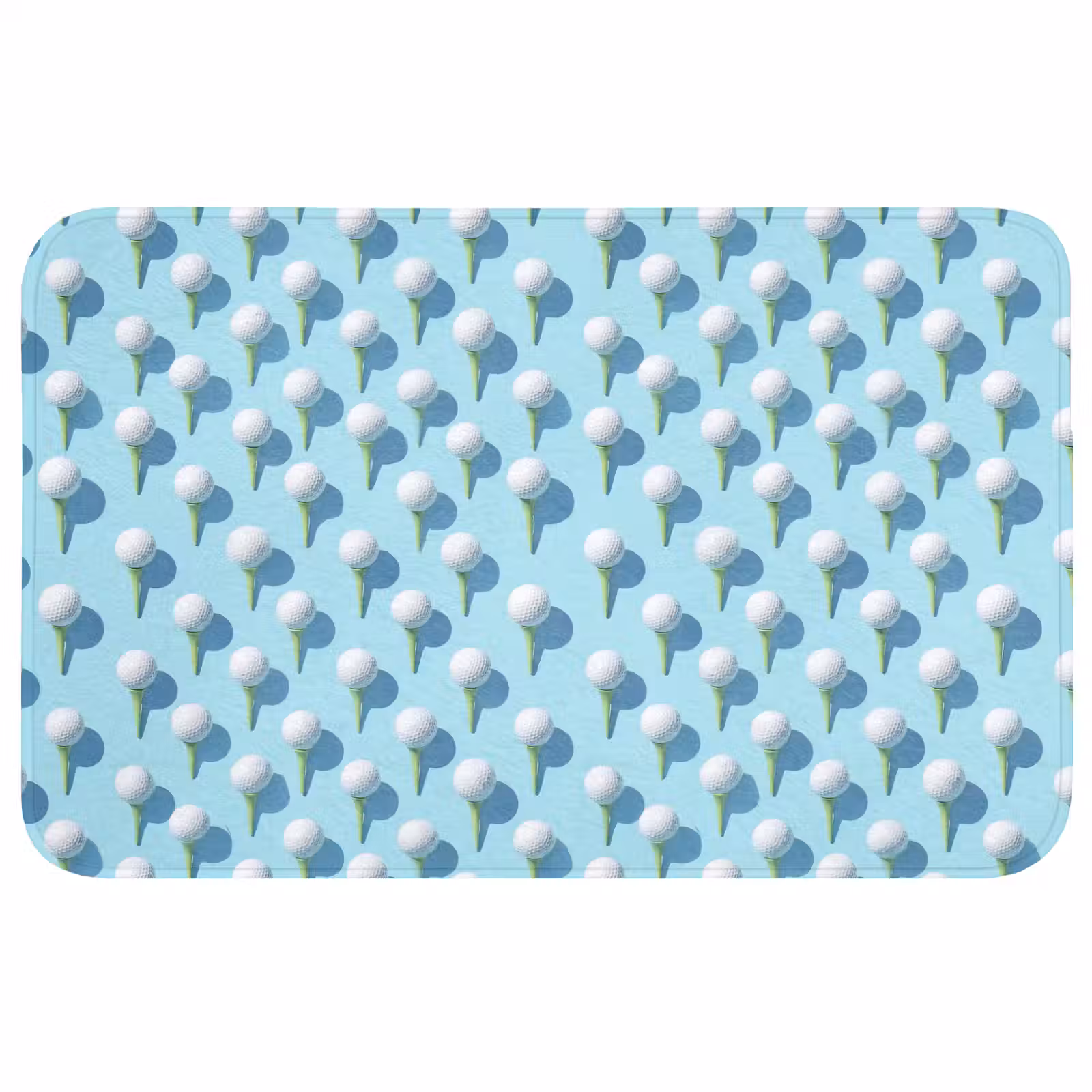 Badmat - Golf - Ballen - Blauw — 1