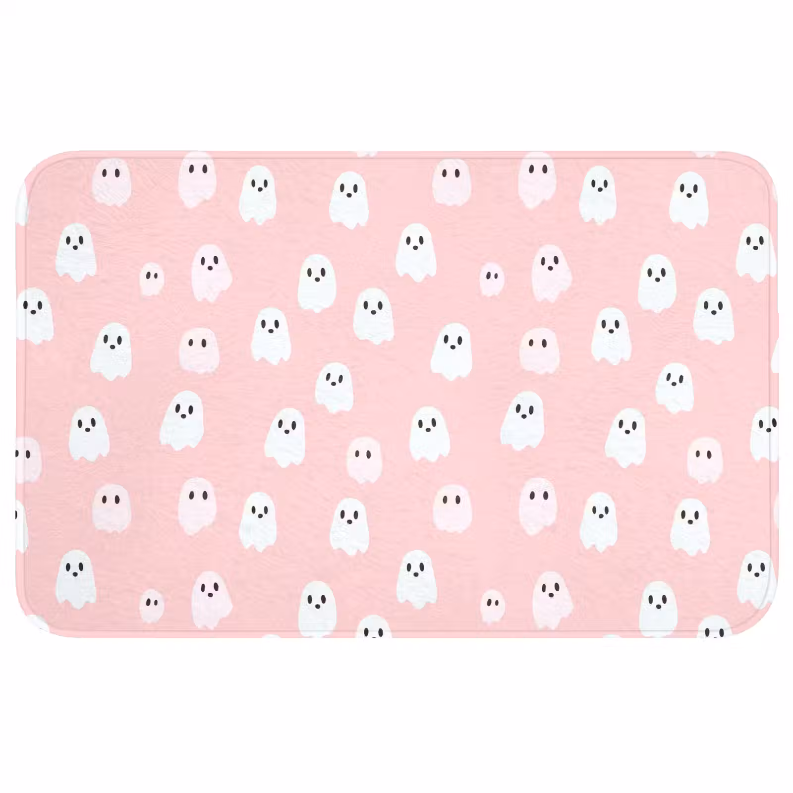 Badmat - Spookjes - Patroon - Roze — 1