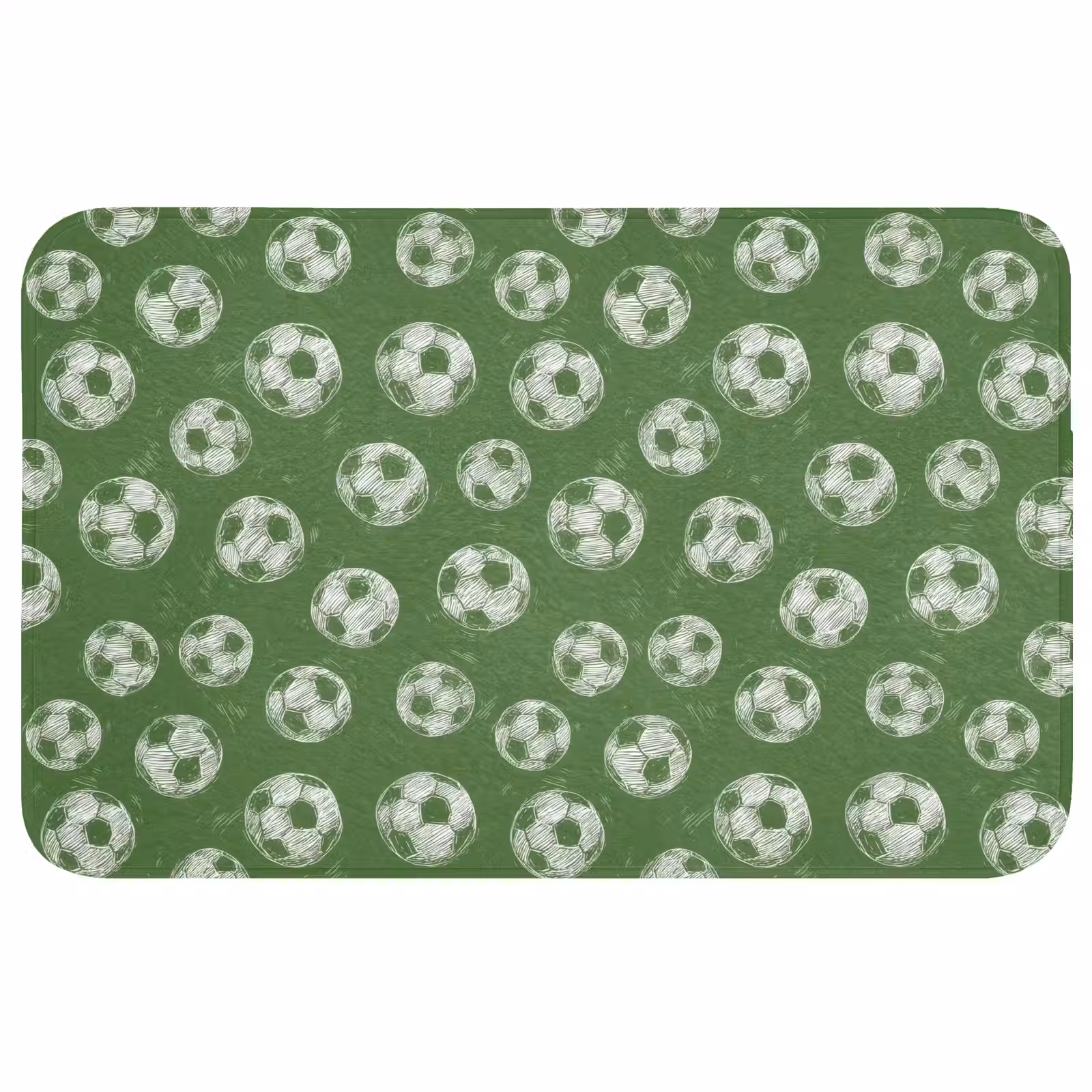 Badmat - Voetbal - Sport - Groen — 1