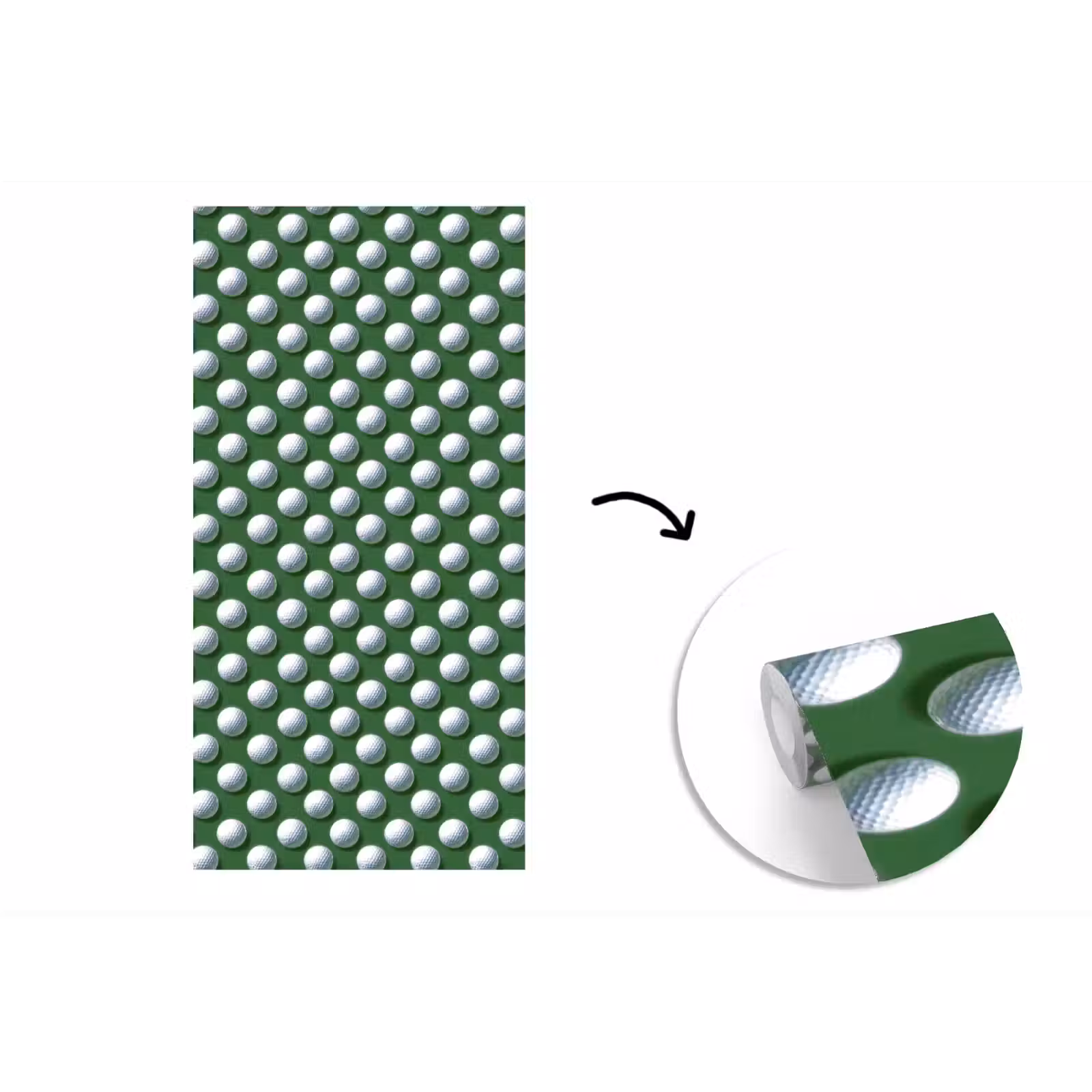 Behang - Ballen - Golf - Groen — 1