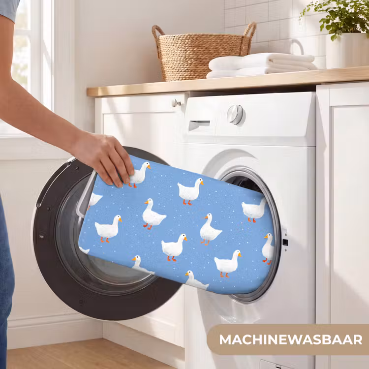 Badmat - Ganzen - Elegant - Blauw — 7