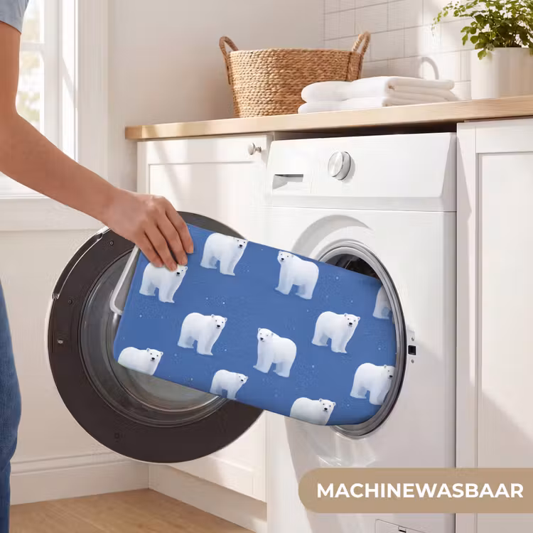 Badmat - IJsbeer - Patroon - Blauw — 7