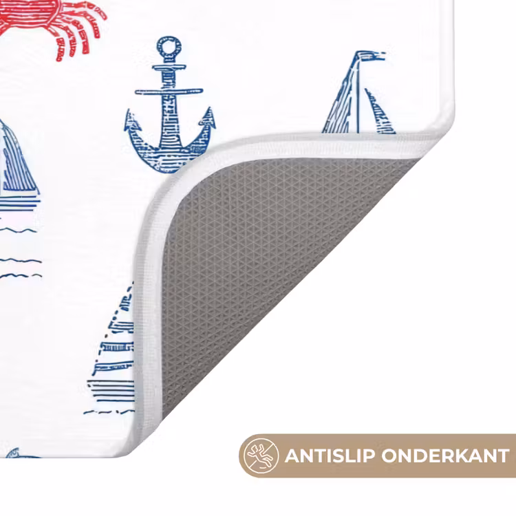 Badmat - Nautisch - Illustraties - Kleurrijk — 3