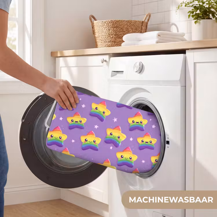 Badmat - Sterren - Regenboog - Paars — 7