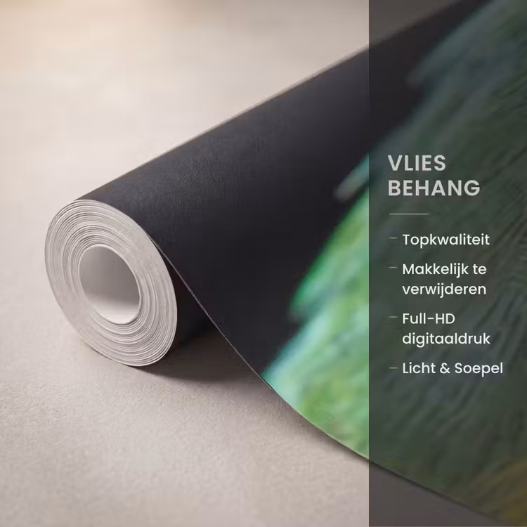 Behang - Ara - Portret - Groen — 3