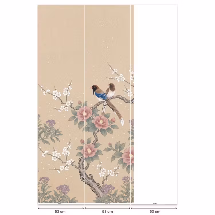 Behang - Bloemen - Vogels - Bloemen — 6