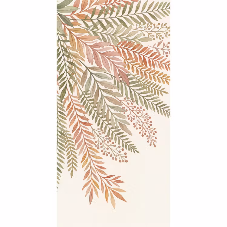 Behang - Botanisch - Aquarel - Kleurrijk — 2