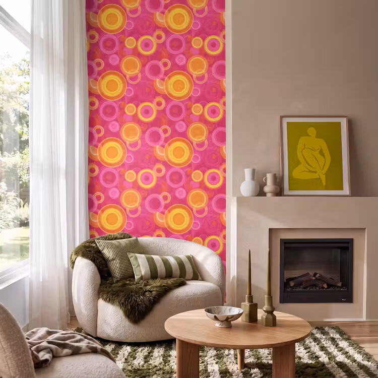 Behang - Cirkels - Design - Kleurrijk — 1