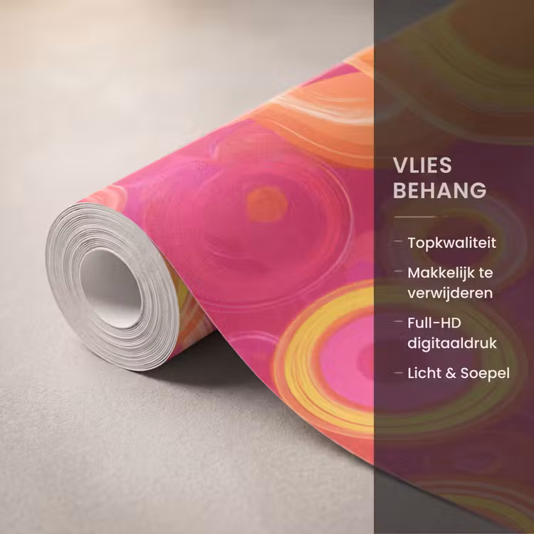 Behang - Cirkels - Design - Kleurrijk — 3