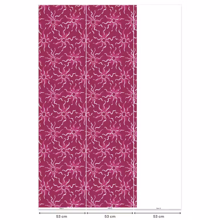 Behang - Bohemian - Zon - Magenta — 6