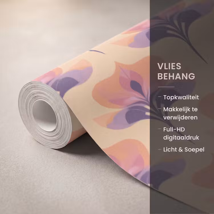 Behang - Botanisch - Patroon - Pastel — 3
