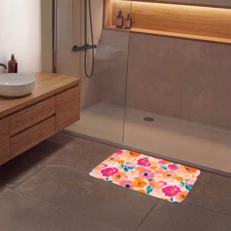 Badmat - Bloesems - Vrolijk - Kleurrijk — 6