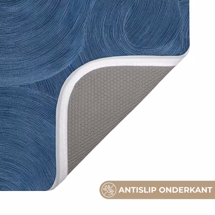 Badmat - Golven - Textuur - Patroon - Blauw — 3