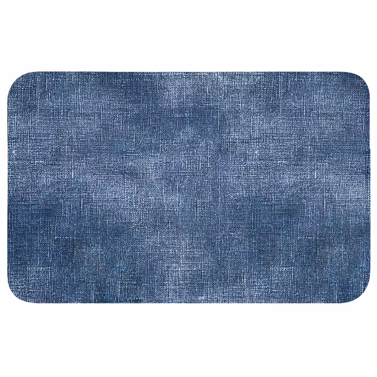 Badmat - Linnen - Textuur - Patroon - Denim - Rustiek — 1