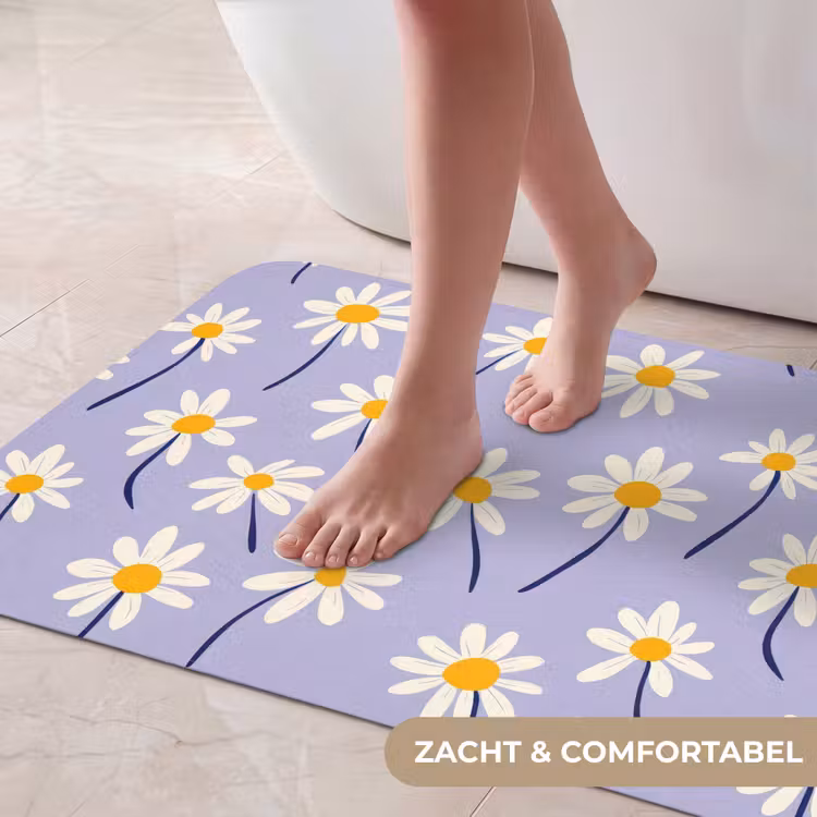 Badmat - Modern - Madelief - Paars — 5
