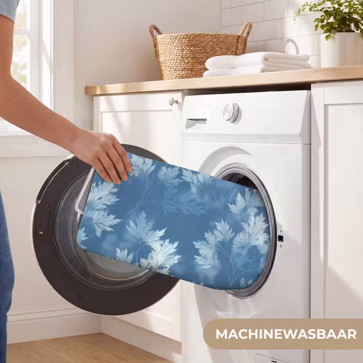 Badmat - Varen - Botanisch - Patroon - Grijsblauw — 7