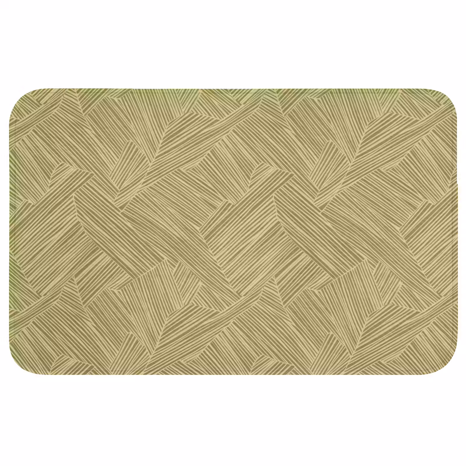 Badmat - Abstract - Modern - Groen — 1