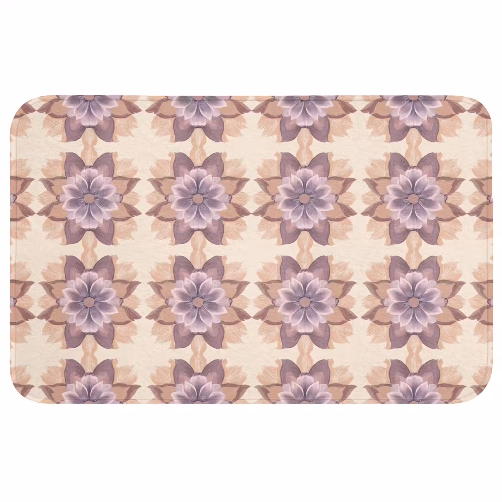 Badmat - Klassiek - Patroon - Paars — 1