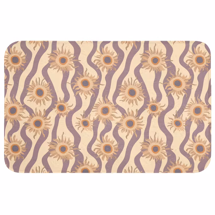 Badmat - Bohemian - Vibe - Lavendelpaars — 1