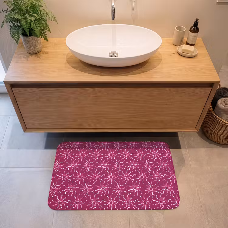 Badmat - Bohemian - Zon - Magenta — 2