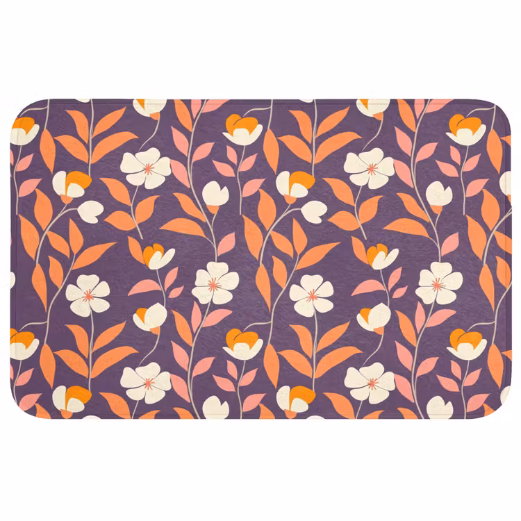 Badmat - Boho - Vintage - Paars — 1