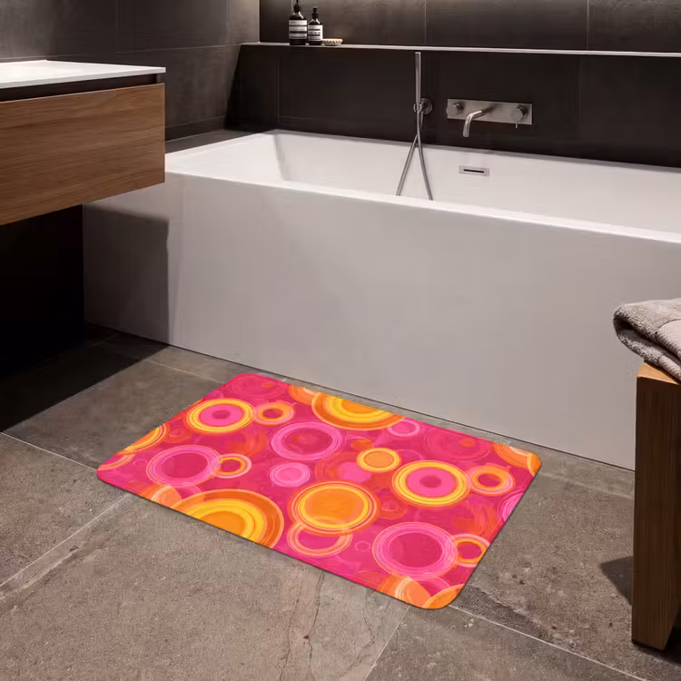 Badmat - Cirkels - Design - Kleurrijk — 4