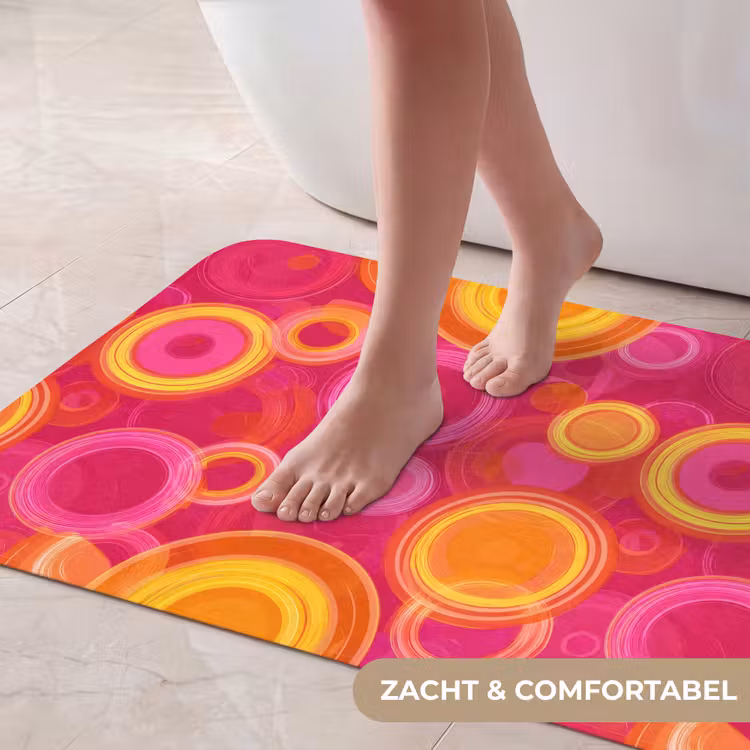 Badmat - Cirkels - Design - Kleurrijk — 5