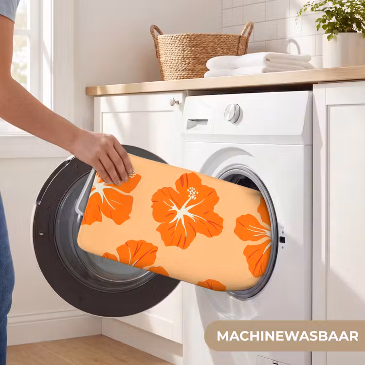 Badmat - Tropisch - Hibiscus - Oranje — 7