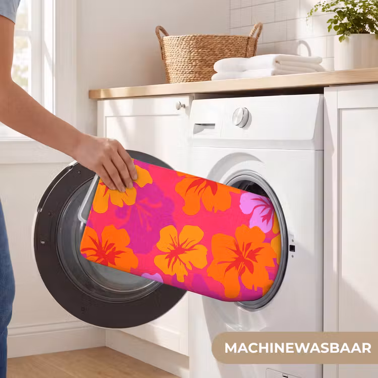 Badmat - Zomers - Hibiscus - Kleurrijk — 7