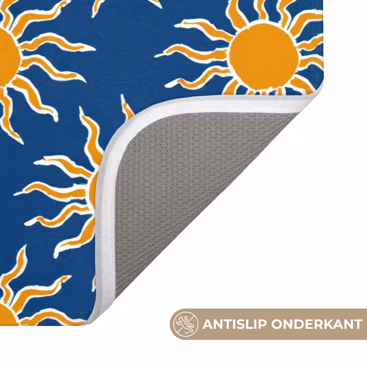Badmat - Zon - Patroon - Blauw — 3
