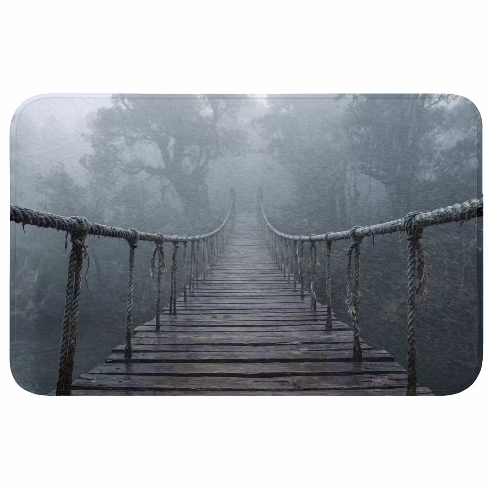 Badmat - Brug - Jungle - Mist - Natuur — 1
