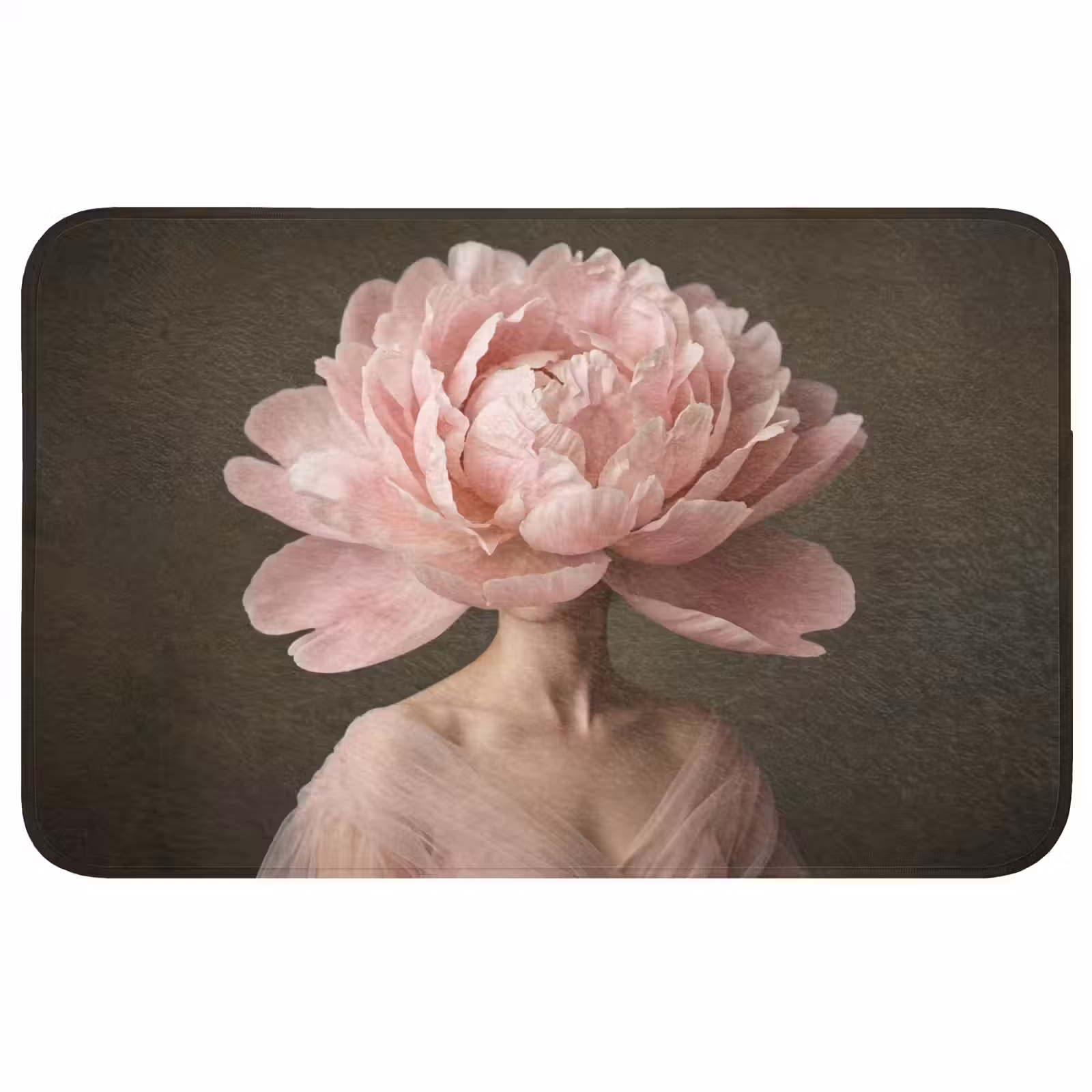 Badmat - Gezicht - Roos - Roze — 1