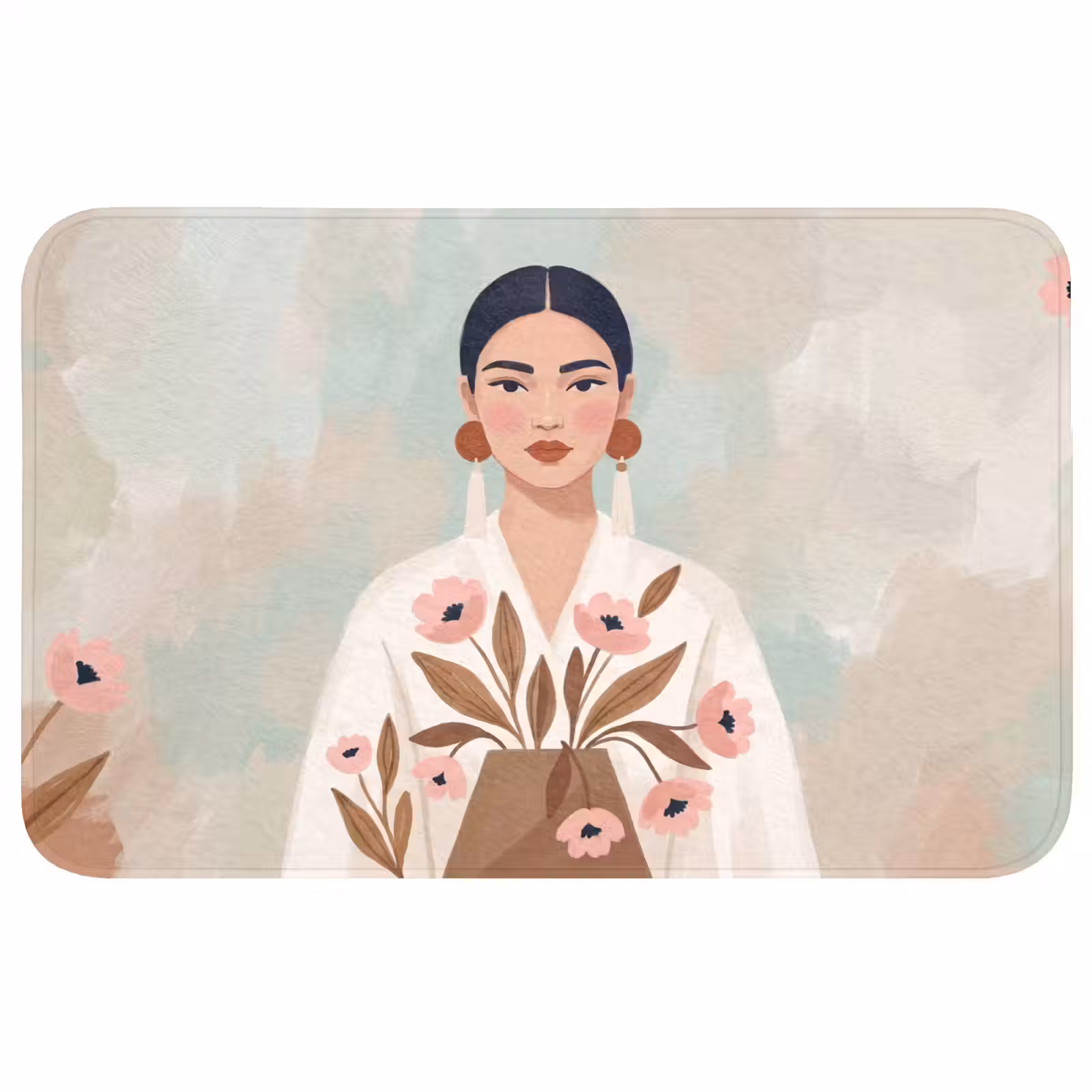 Badmat - Vrouw - Kimono - Pastel — 1
