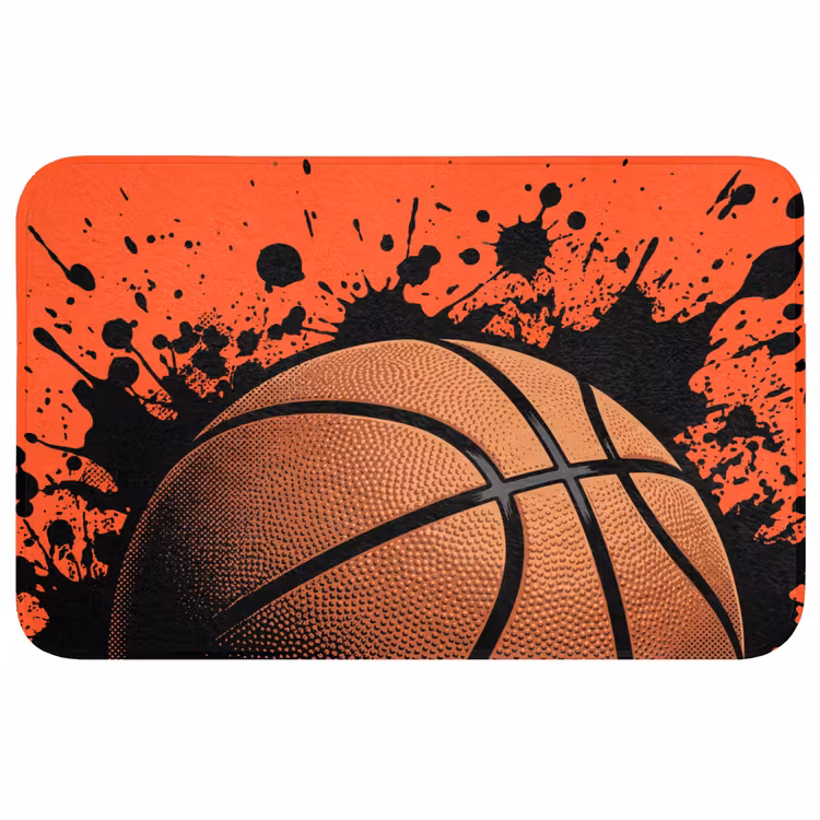 Badmat - Basketbal - Verf - Sport - Oranje — 1