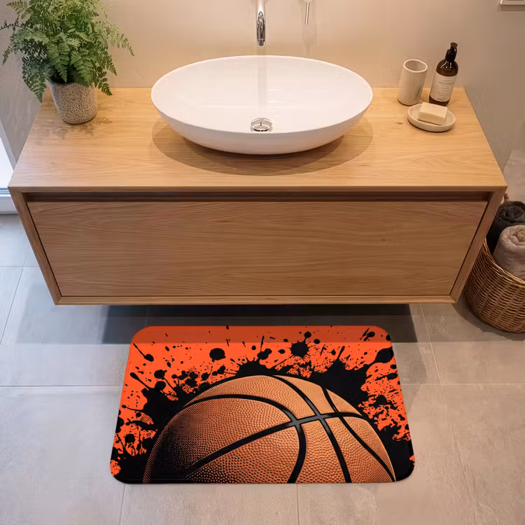 Badmat - Basketbal - Verf - Sport - Oranje — 2